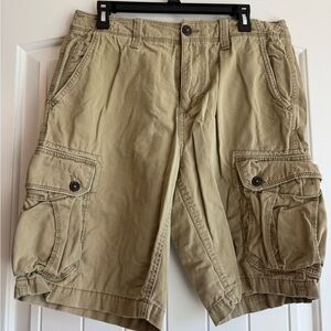 American Eagle Outfitters Tan Cargo Shorts